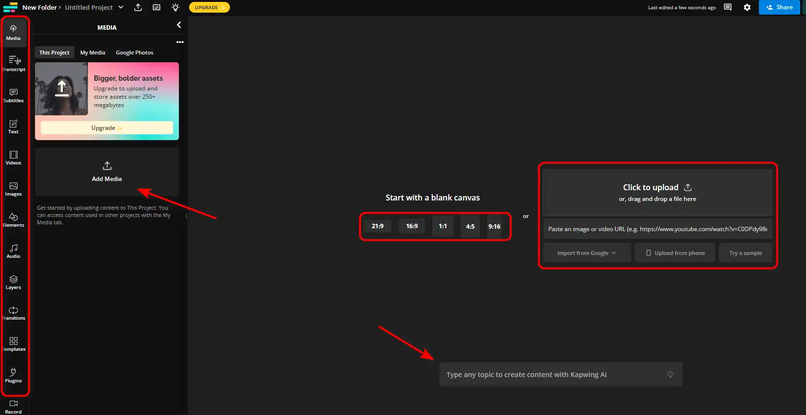 how to use Kapwing 6