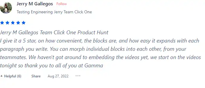Recenze produktu Gamma App