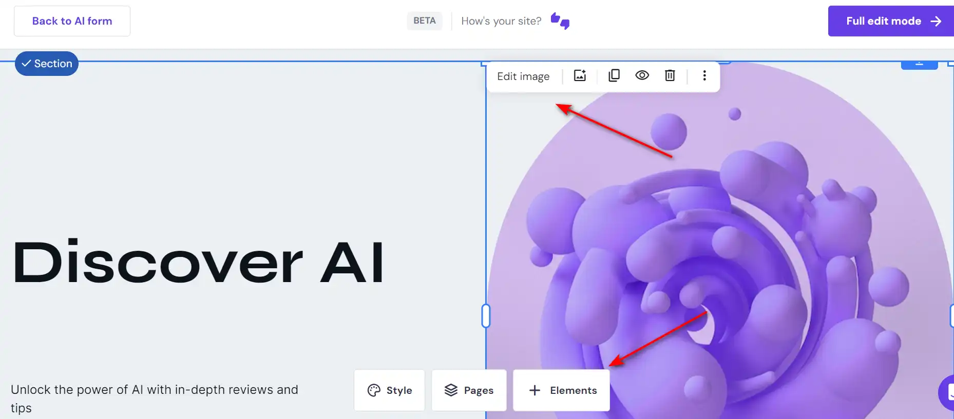 come utilizzare Hostinger Website Builder 8