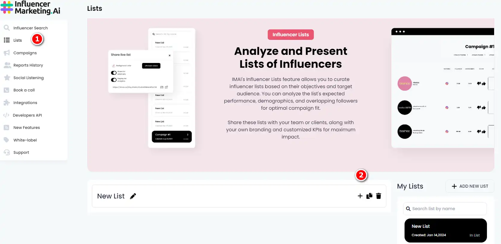how to use InfluencerMarketing.ai 6
