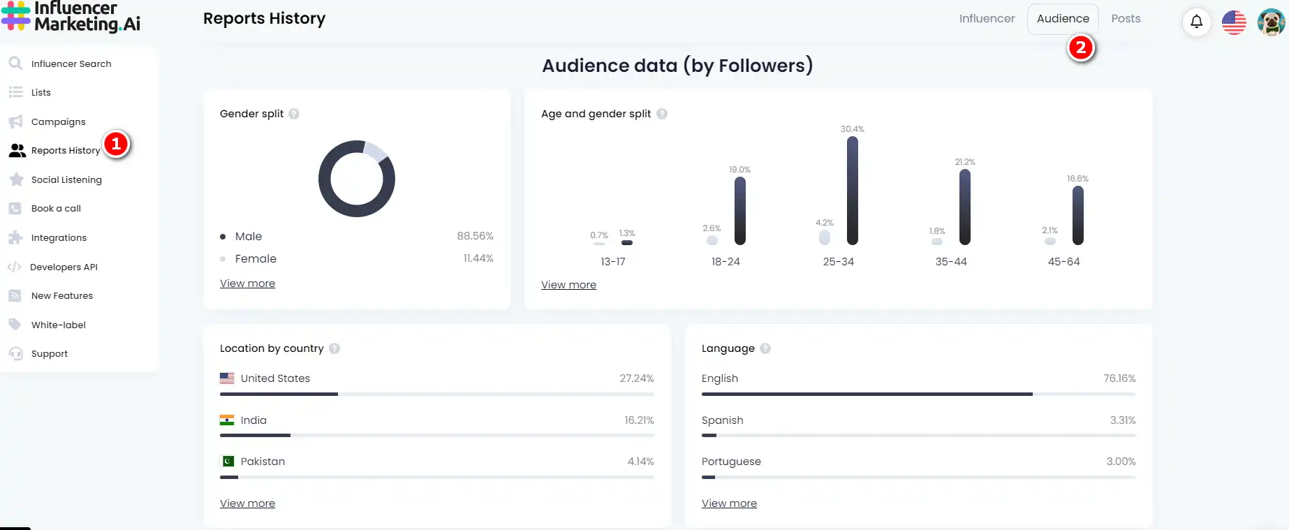 how to use InfluencerMarketing.ai 7