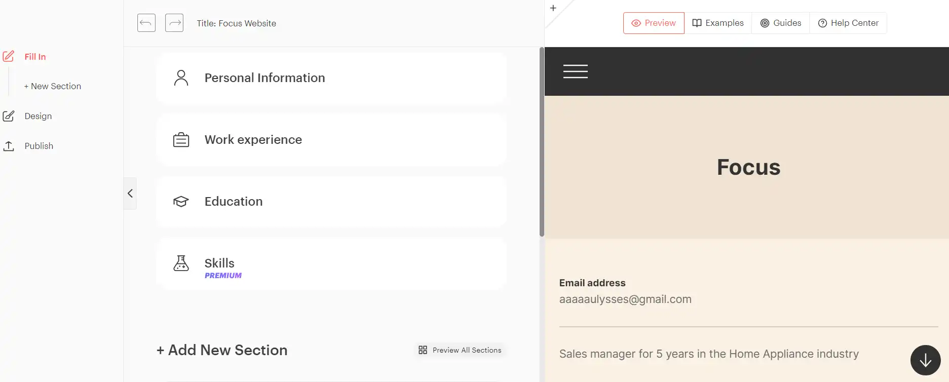 how to use Kickresume 11