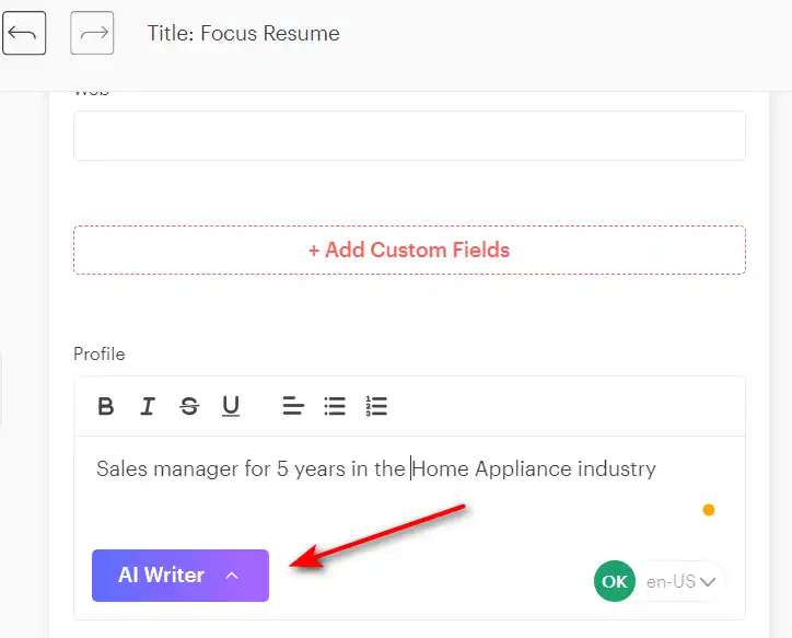 how to use Kickresume 4