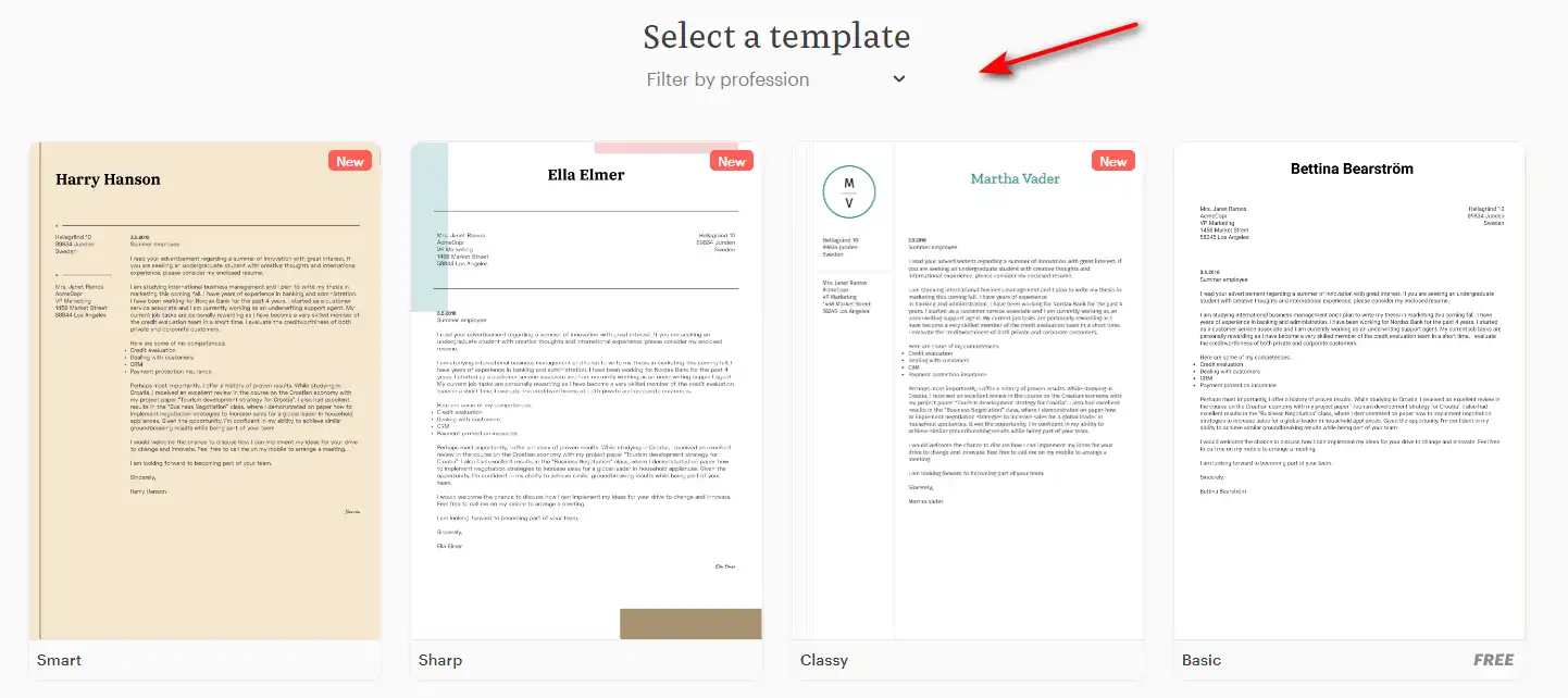 how to use Kickresume 8