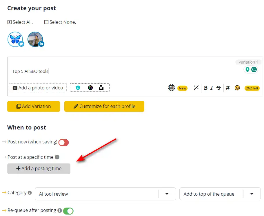 كيفية استخدام SocialBee 26