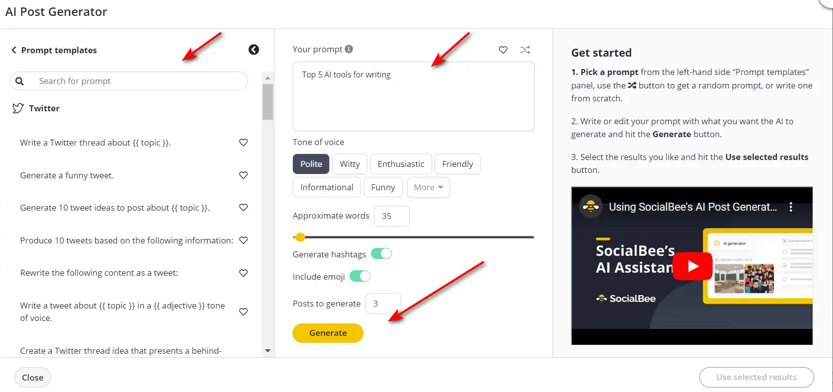 كيفية استخدام SocialBee 6