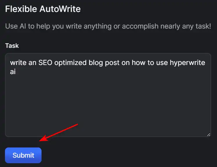 how to use HyperWrite 4