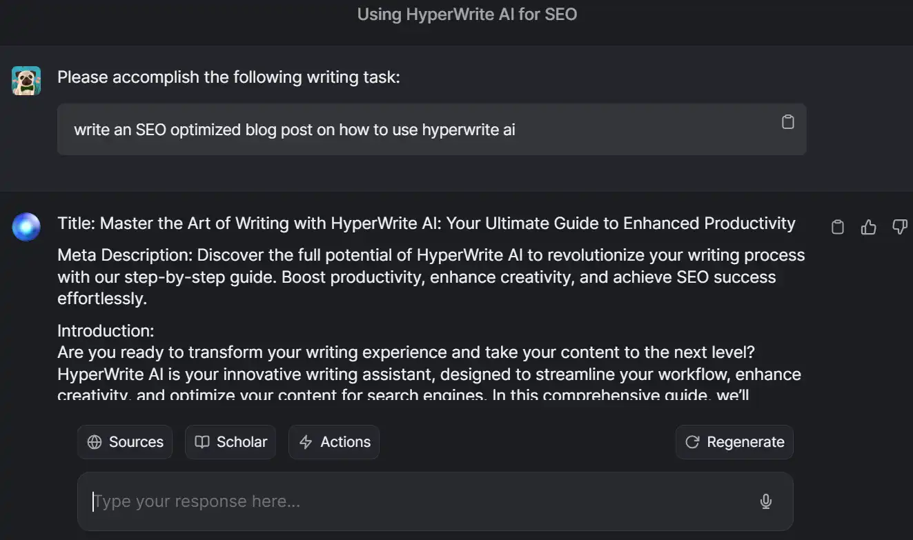 как использовать HyperWrite 5