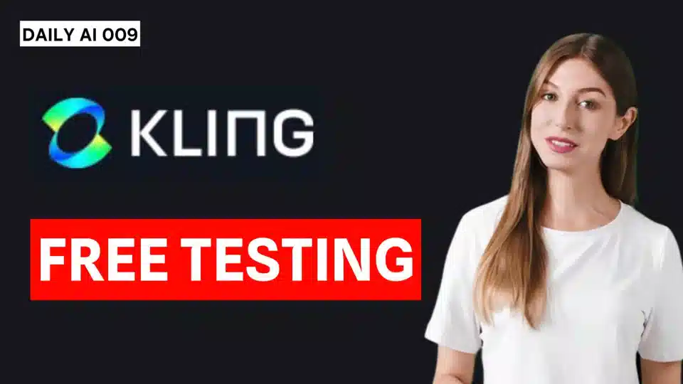 Daily AI 009-Kling: Sora-Level AI Video Tool nu tillgängligt för gratis testning